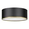 Z-Lite Arlo 3 Light Flush Mount, Matte Black & Rubbed Brass 2303F3-MB-RB - alternate 2